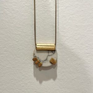 Madewell Marble Pendant Necklace